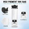 Borża tal-Ink tal-Pigment Iswed Għal Epson M02 100ml Erġa 'imla l-Powċ tal-Linka Biċ-Ċippa
